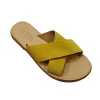 Suede island sandal Yellow