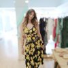 Lemon dress black