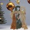25 Christmas wreath gold