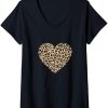 T-shirt leopar heart