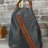 Back pack blue-brown