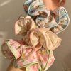 Flower scrunchies