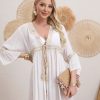 Κιμονό ethnic white