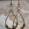 Olive earrings