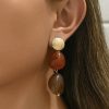 Amber earrings